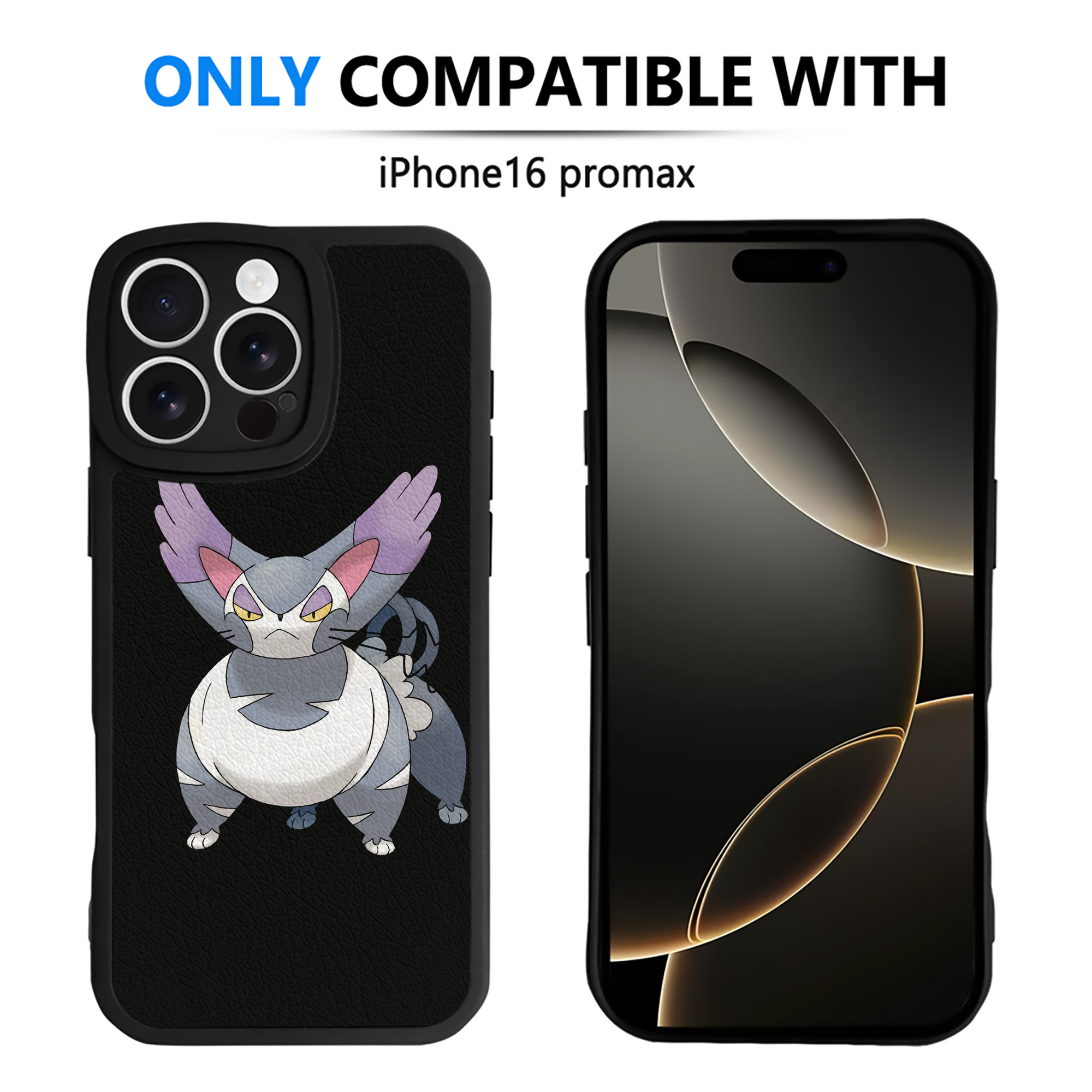（画像用） ポケットモンスター Pokémon 【iPhone 16シリーズ対応】シリコンスマホケース（レザー調） 材質：シリコン